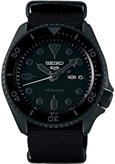 Seiko Men's Automatic Watch with Strap, Silver, 22 (Model: SRPE69) On Sale for $178.85 (Save $64.24) at Amazon Canada