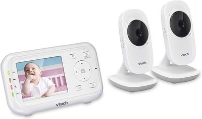 VTech VM3252-2 Digital Video Baby Monitor with 2.8" LCD 2 Cameras On Sale for $ 81.61 at Amazon Canada