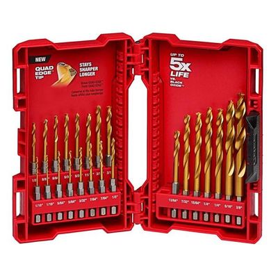 Milwaukee Tool SHOCKWAVE IMPACT DUTY Titanium Drill Bit Set (23-Piece) On Sale for $ 29.98 at Amazon canada