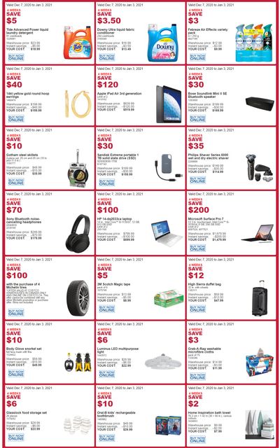 Costco (ON, NS and NL) Weekly Savings December 7 to January 3 Costco (ON, NS and NL) Weekly Savings December 7 to January 3