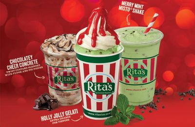 Rita's Italian Ice Launches New Trio of Tasty Holiday Treats Including the Chocolatey Cheer Concrete