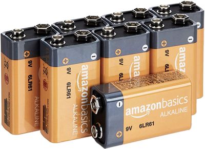 AmazonBasics 9 Volt Everyday Alkaline Battery - Pack of 8 On sale for $ 11.01 at Amazon Canada