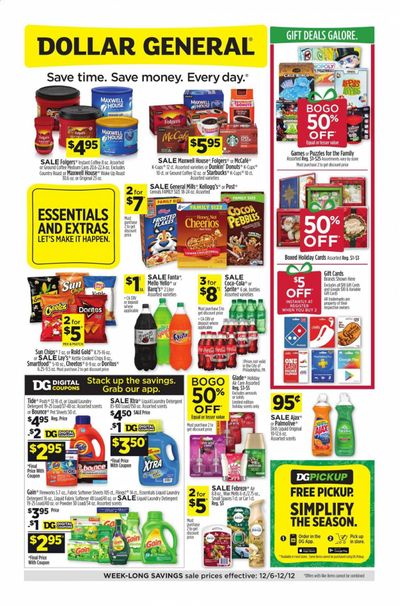 Dollar General (IA, LA, MI, MN, NE, NY, OH, OK, PA) Weekly Ad Flyer December 6 to December 12 Dollar General (IA, LA, MI, MN, NE, NY, OH, OK, PA) Weekly Ad Flyer December 6 to December 12