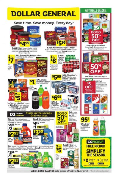 Dollar General (SC) Weekly Ad Flyer December 6 to December 12