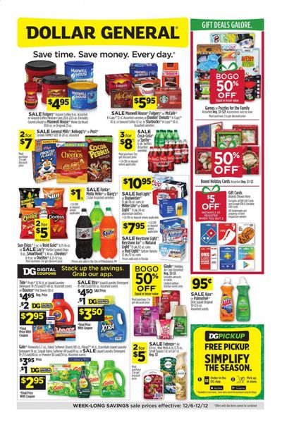 Dollar General (FL) Weekly Ad Flyer December 6 to December 12