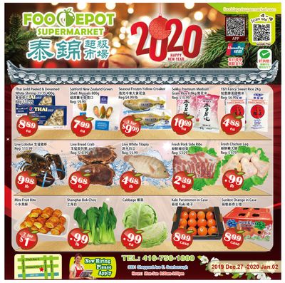 Food Depot Supermarket Flyer December 27 to January 2
