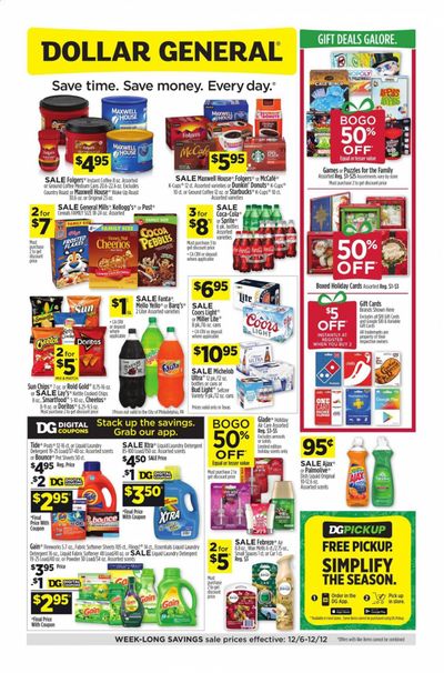 Dollar General (TX) Weekly Ad Flyer December 6 to December 12