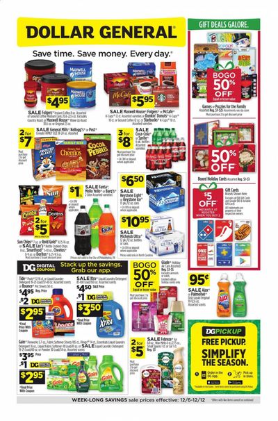 Dollar General (NC) Weekly Ad Flyer December 6 to December 12