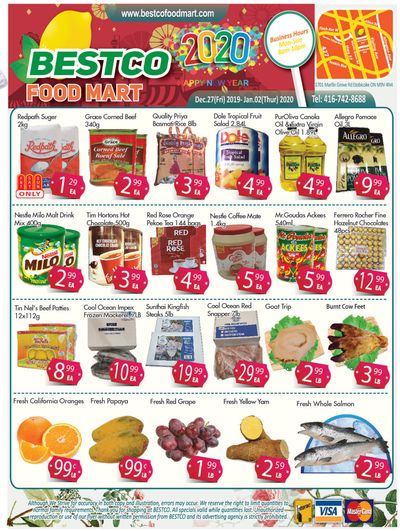 BestCo Food Mart (Etobicoke) Flyer December 27 to January 2