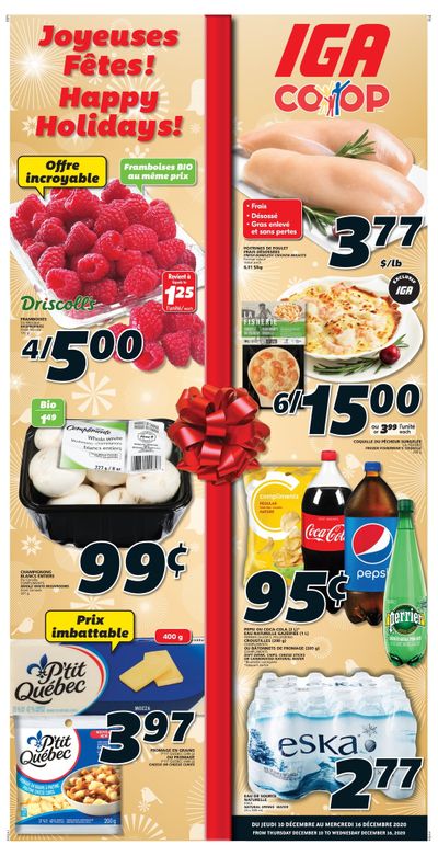 IGA (NB) Flyer December 10 to 16