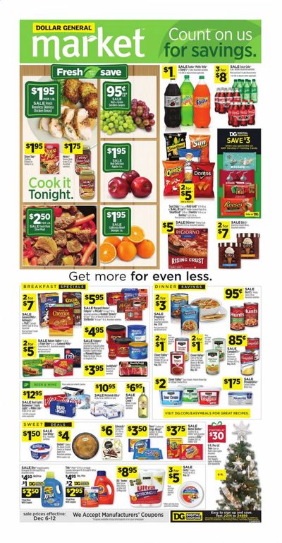 Dollar General (NC) Weekly Ad Flyer December 6 to December 12