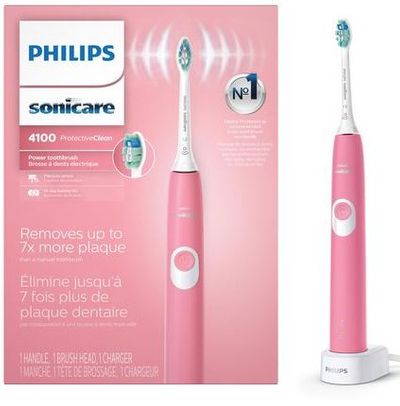 Philips Sonicare ProtectiveClean 4100 Plaque Control Rechargeable Electric Toothbrush, Pink, HX6815/01 For $49.96 At Walmart Canada