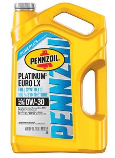 Pennzoil 0W30 Platinum Euro Synthetic Motor Oil, 5-L For $26.99 At Canadian Tire Canada