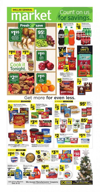 Dollar General (IN, OH) Weekly Ad Flyer December 6 to December 12
