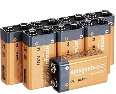 AmazonBasics 9 Volt Everyday Alkaline Battery - Pack of 8 For $11.01 At Amazon Canada