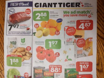 Giant Tiger Flyer Deals December 9th – 15th