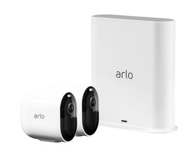 Arlo Pro 3 Wire-Free Indoor/Outdoor Security System with 2 Bullet 2K Cameras - White For $399.99 At Best Buy Canada
