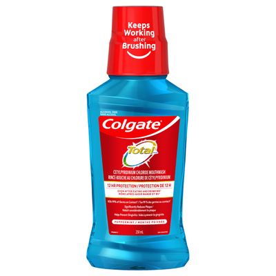 Colgate Total 12HR Pro-Shield Mouthwash Peppermint Blast On Sale for $ 2.00 at Walmart Canada