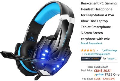 Amazon Canada Holiday Deals: Save 36% on Gaming Headset Headphone + 32% on Airtight Coffee Bean Container Storage + More HOT Offers