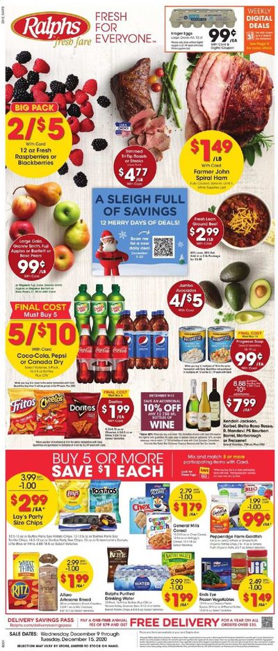 Ralphs fresh fare (DC, DE, FL, GA, MD, NC, SC, VA) Weekly Ad Flyer December 9 to December 15