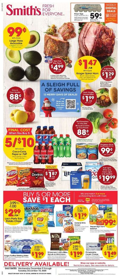 Smith's (AZ, ID, MT, NM, NV, UT, WY) Weekly Ad Flyer December 9 to December 15