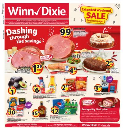 Winn Dixie (AL, FL, GA, LA, MS) Weekly Ad Flyer December 9 to December 15