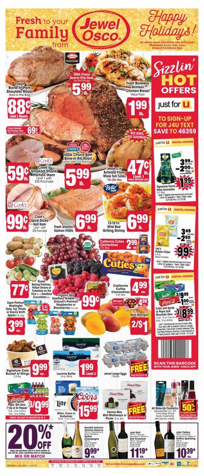 Jewel Osco (IN) Weekly Ad Flyer December 9 to December 15