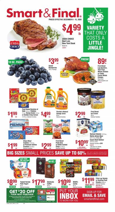 Smart & Final (AZ, CA, NV) Weekly Ad Flyer December 9 to December 15