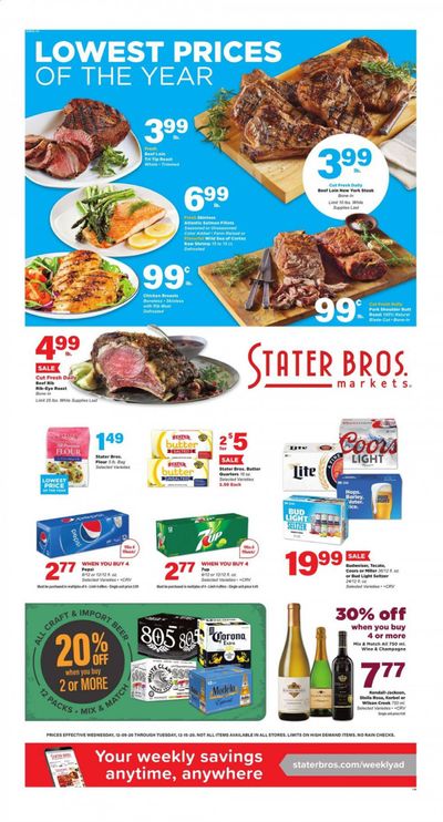 Stater Bros. Weekly Ad Flyer December 9 to December 15