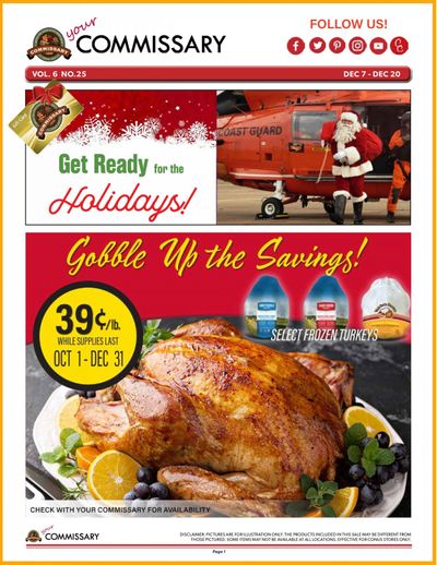 Commissary Weekly Ad Flyer December 7 to December 20