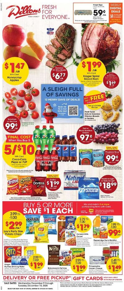 Dillons (KS) Weekly Ad Flyer December 9 to December 15