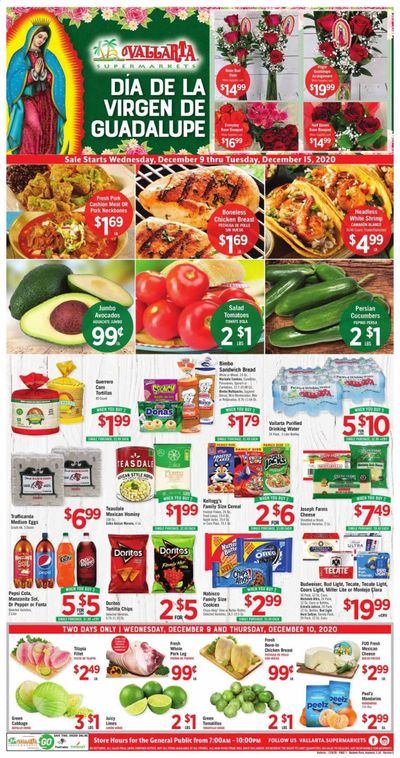 Vallarta (CA) Weekly Ad Flyer December 9 to December 15