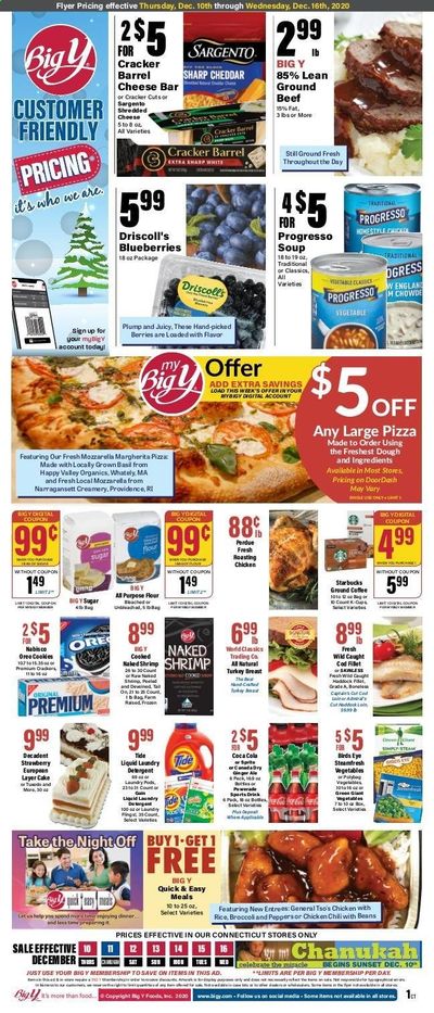 Big Y (CT) Weekly Ad Flyer December 10 to December 16
