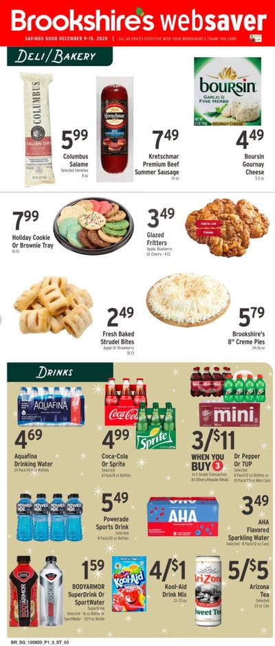 Brookshires Weekly Ad Flyer December 9 to December 15