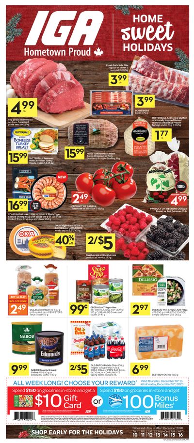 IGA (West) Flyer December 10 to 16