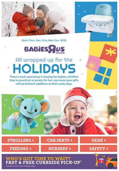Babies R Us Flyer December 10 to 16