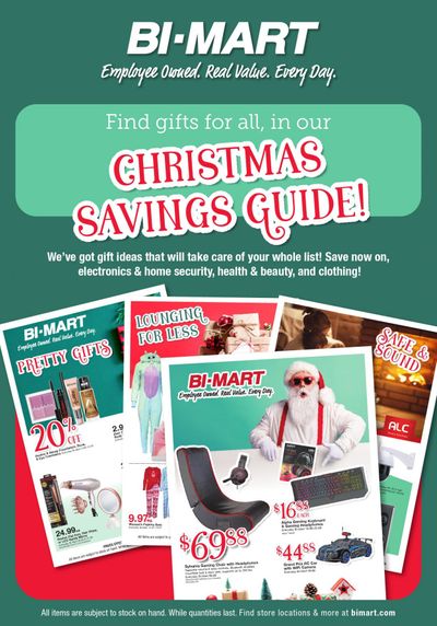 Bi-Mart Weekly Ad Flyer December 9 to December 24