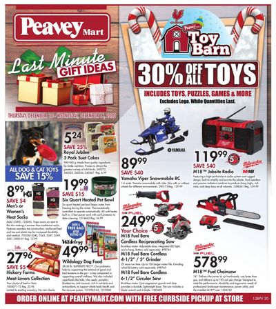 Peavey Mart Flyer December 10 to 16