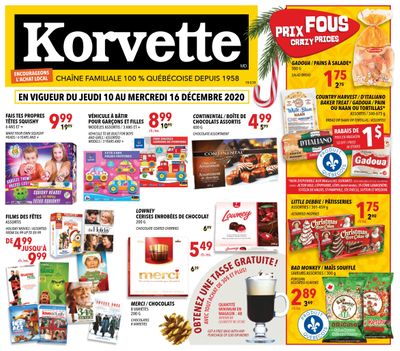 Korvette Flyer December 10 to 16
