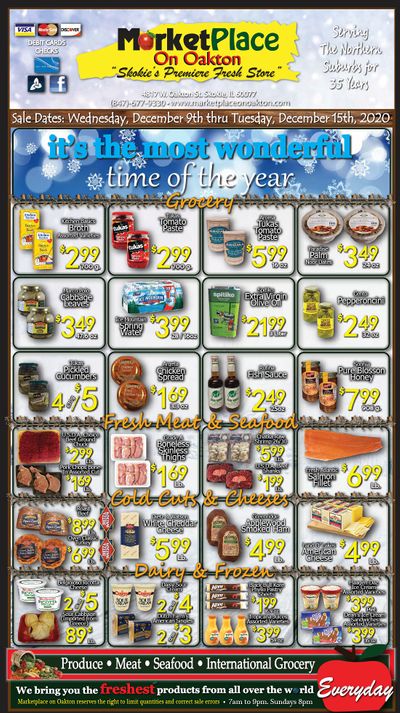 Marketplace On Oakton Weekly Ad Flyer December 9 to December 15, 2020