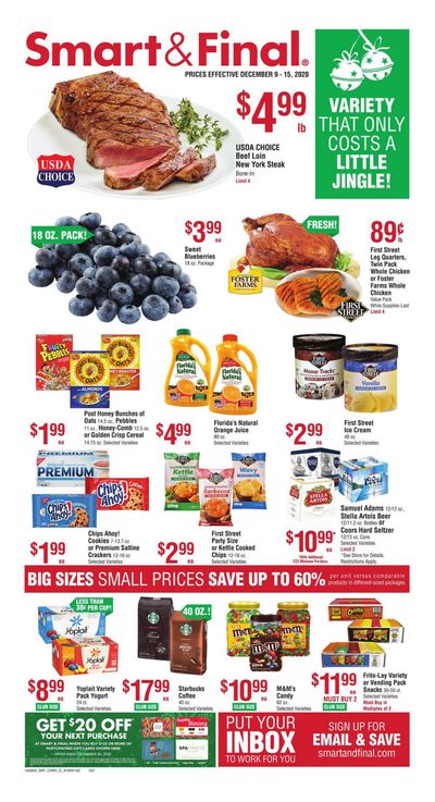 Smart & Final Weekly Ad Flyer December 9 to December 15, 2020