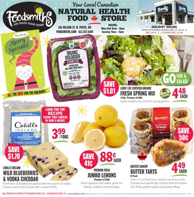 Foodsmiths Flyer December 10 to 17