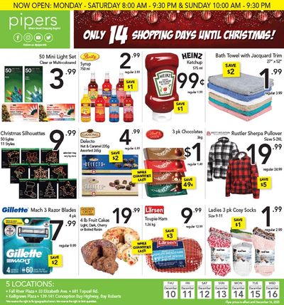 Pipers Superstore Flyer December 10 to 16