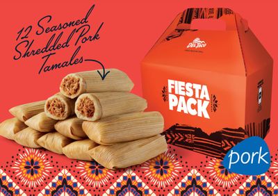 New Limited Time Tamale Fiesta Packs Available at Select Del Taco Locations (In Restaurant Only)