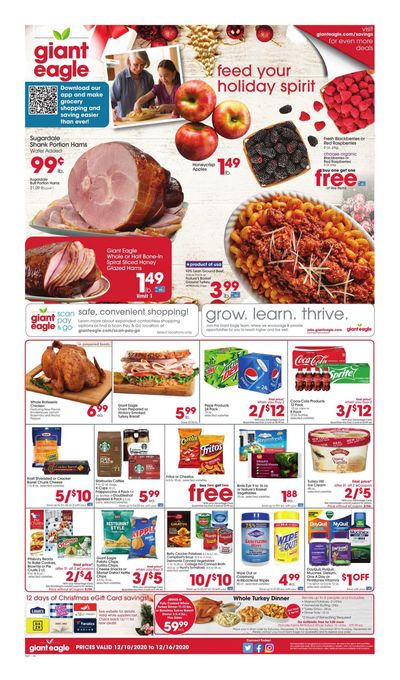 Giant Eagle Weekly Ad Flyer December 10 to December 16, 2020
