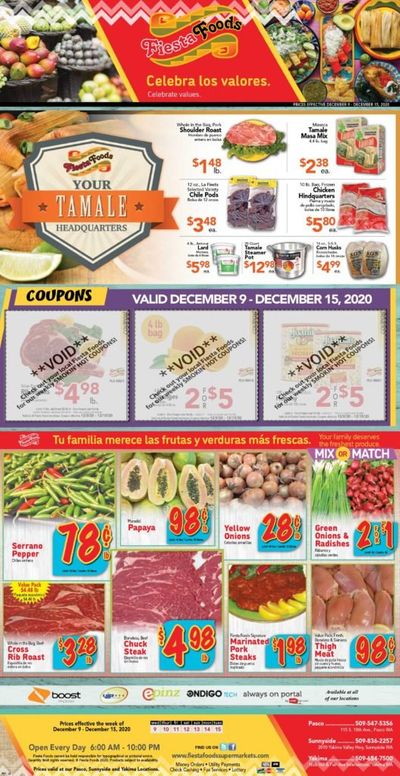 Fiesta Foods SuperMarkets Weekly Ad Flyer December 9 to December 15