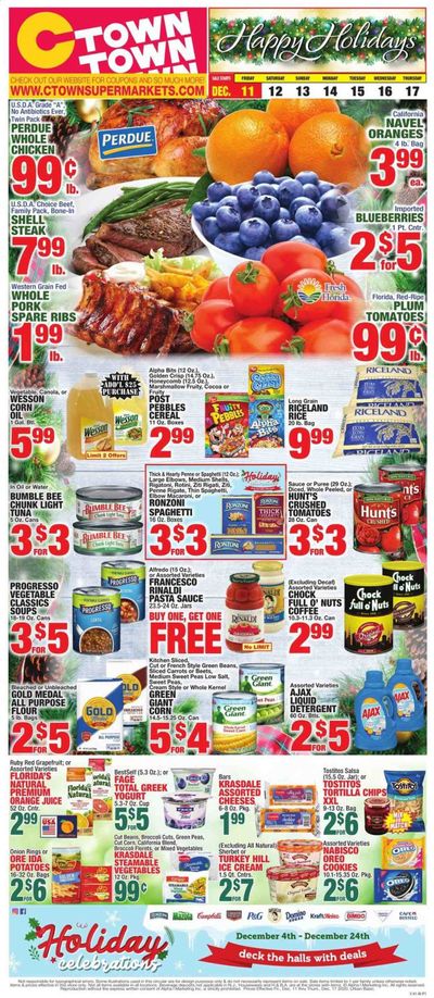 C-Town Weekly Ad Flyer December 11 to December 17