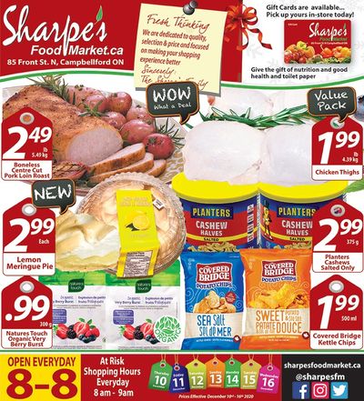 Sharpe's Food Market Flyer December 10 to 16