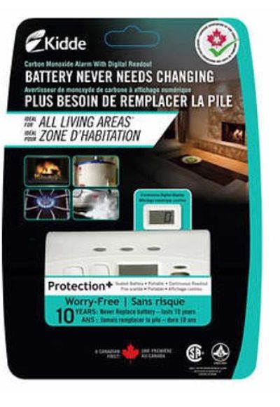 Kidde 10-Year Battery Operated Carbon Monoxide Alarm, 2-pack For $49.99  At Costco Canada