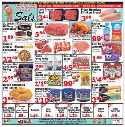 Sal's Grocery Flyer December 11 to 17